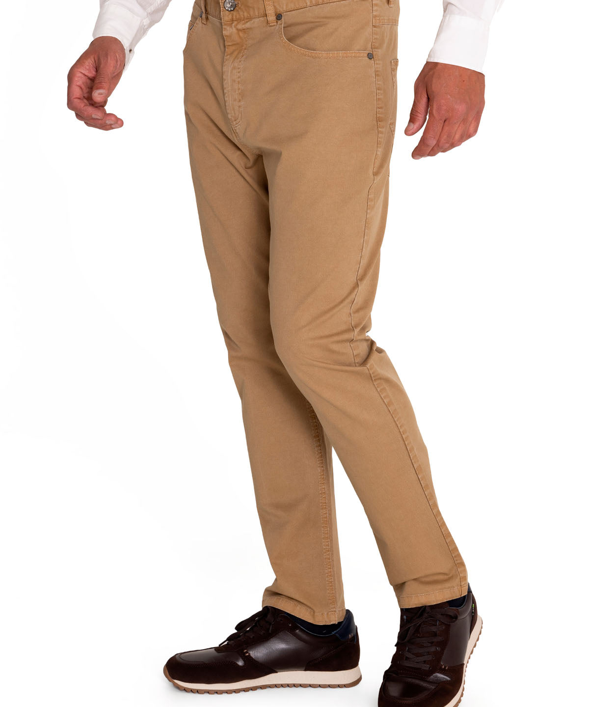Pantalón Natural Flex Hombre Five Beige Rockford