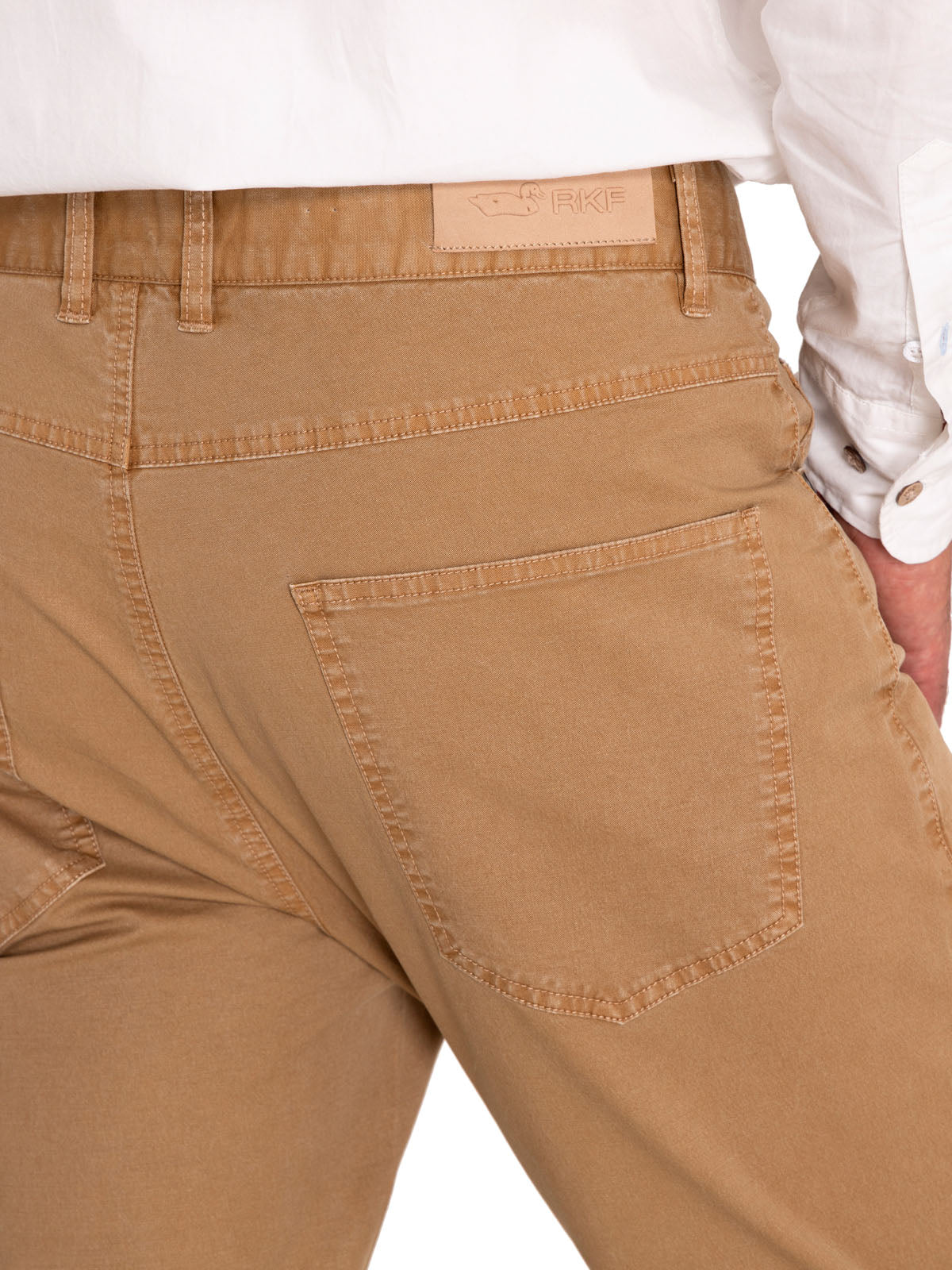 Pantalón Natural Flex Hombre Five Beige Rockford