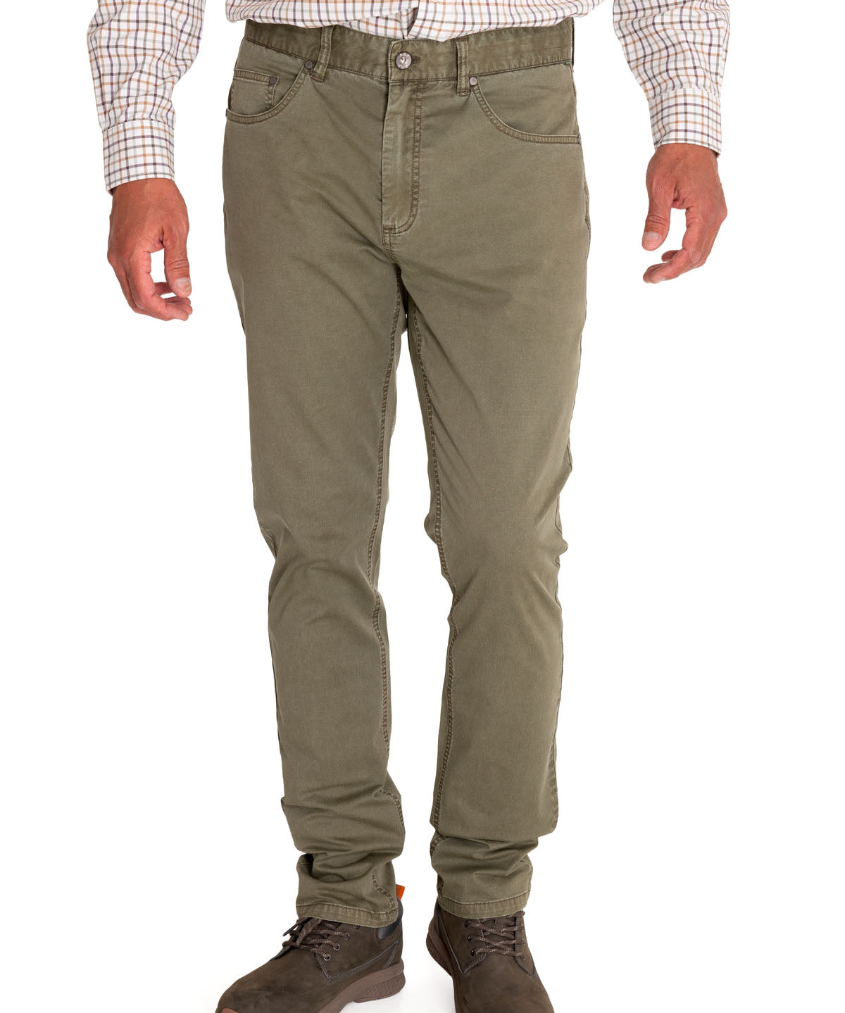 Pantalón Natural Flex Hombre Five Verde Rockford
