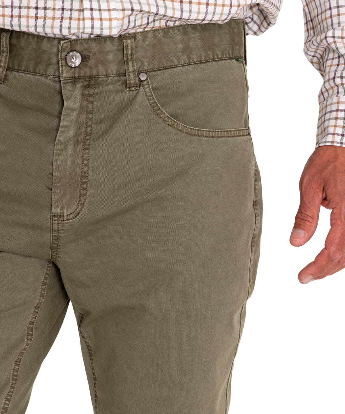 Pantalón Natural Flex Hombre Five Verde Rockford