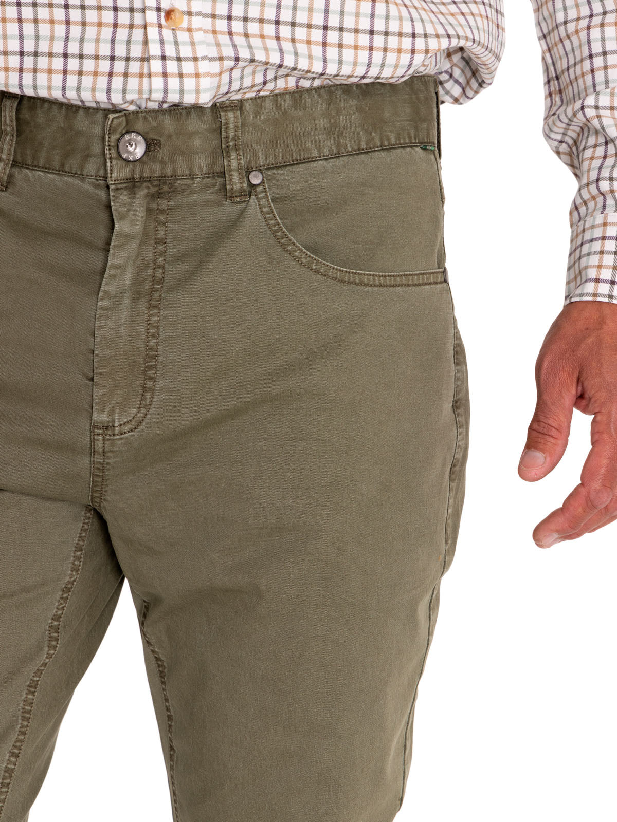 Pantalón Natural Flex Hombre Five Verde Rockford