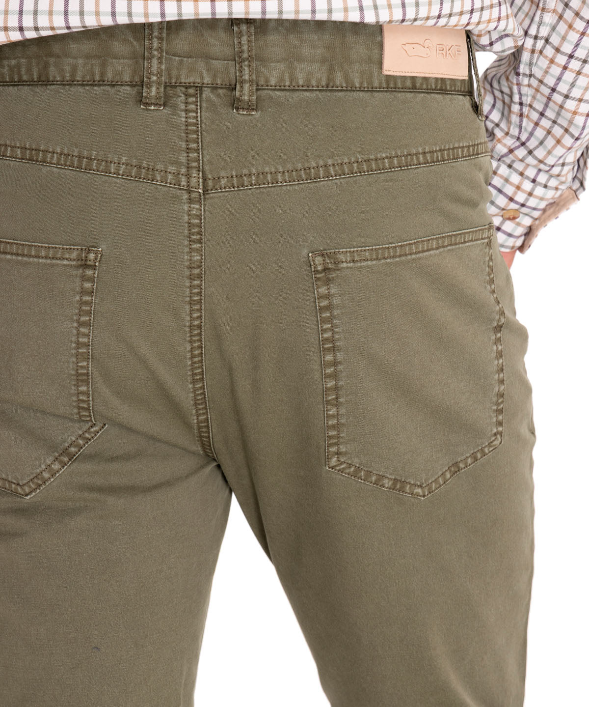 Pantalón Natural Flex Hombre Five Verde Rockford