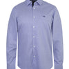 Camisa Lana Hombre Wool Azul Rockford