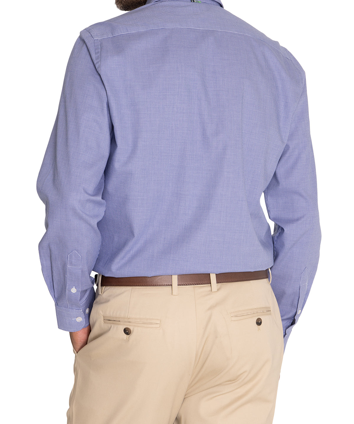 Camisa Lana Hombre Wool Azul Rockford