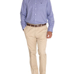 Camisa Lana Hombre Wool Azul Rockford