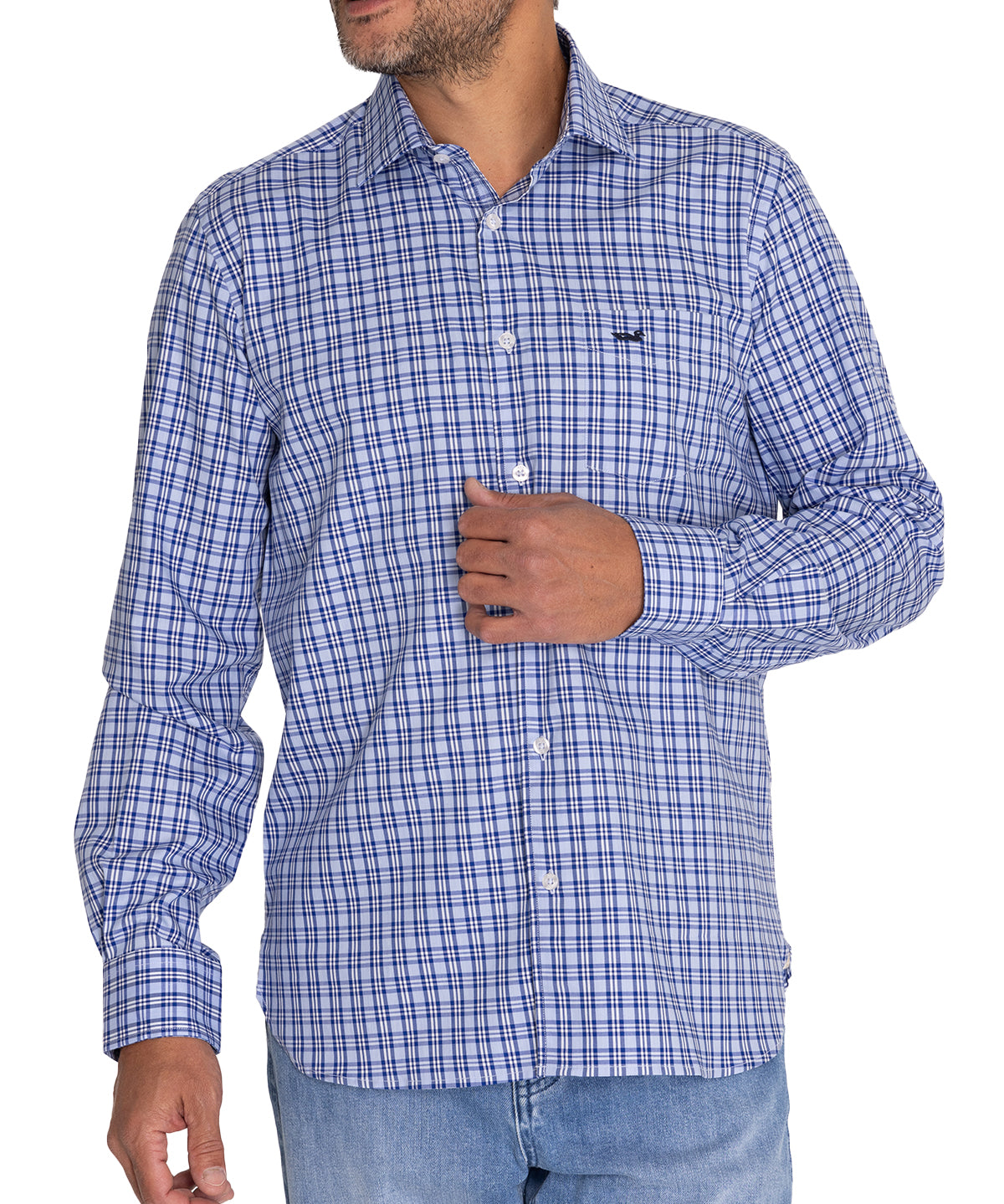 Camisa Lana Hombre Wool Multicolor Rockford