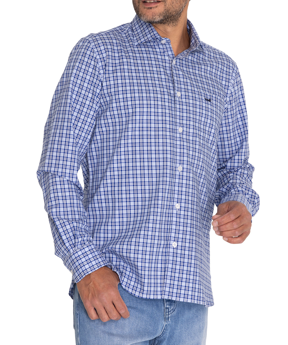 Camisa Lana Hombre Wool Multicolor Rockford