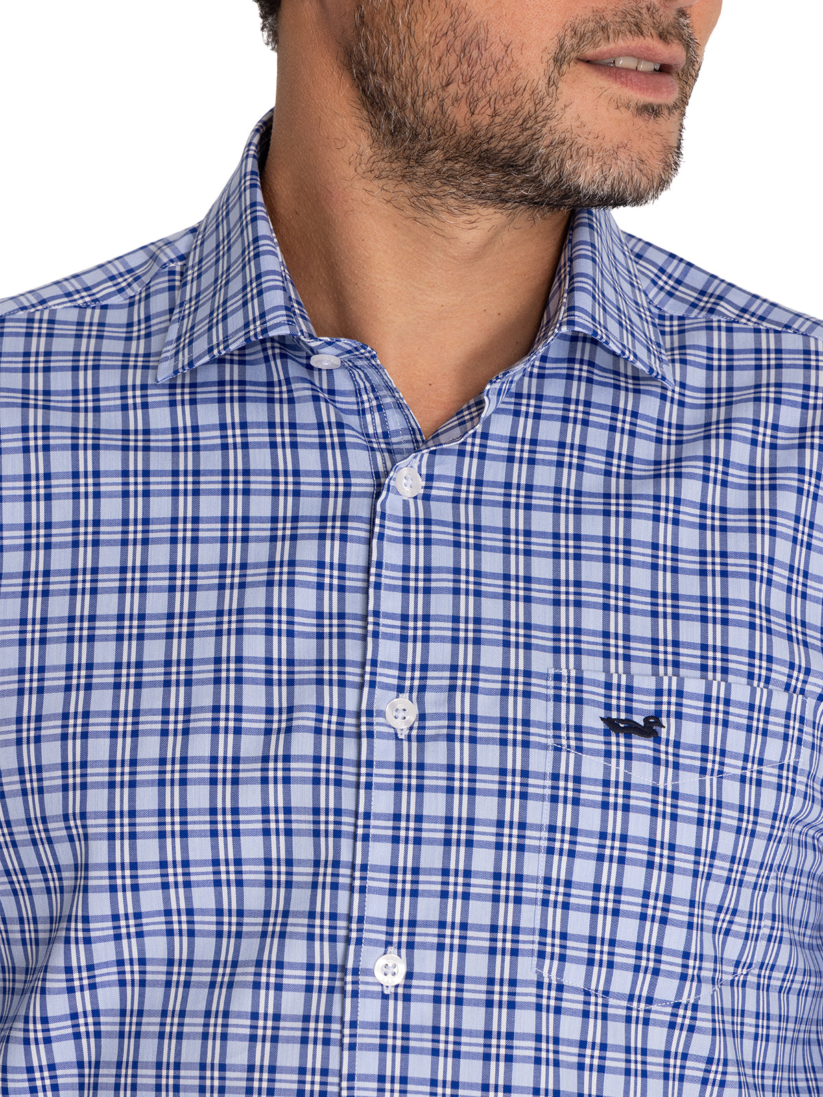 Camisa Lana Hombre Wool Multicolor Rockford