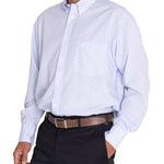 Camisa Libre De Arrugas Hombre WF Cuello Button-Down Marino Rockford