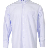 Camisa Libre De Arrugas Hombre WF Cuello Button-Down Celeste Rockford