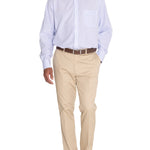 Camisa Libre De Arrugas Hombre WF Cuello Button-Down Celeste Rockford