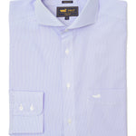 Camisa Libre De Arrugas Hombre WF Cuello Italiano Celeste Rockford