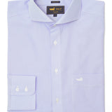 Camisa Libre De Arrugas Hombre WF Cuello Italiano Celeste Rockford