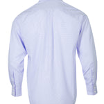 Camisa Libre De Arrugas Hombre WF Cuello Italiano Celeste Rockford