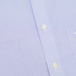 Camisa Libre De Arrugas Hombre WF Cuello Italiano Celeste Rockford