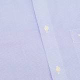 Camisa Libre De Arrugas Hombre WF Cuello Italiano Celeste Rockford