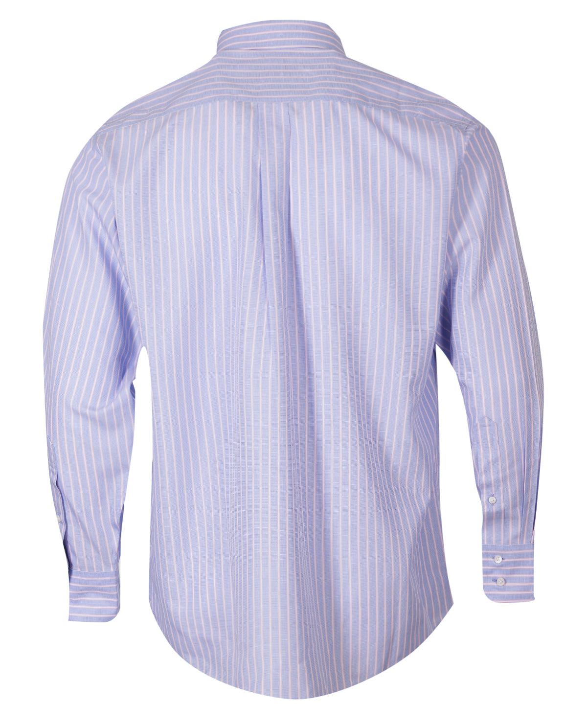 Camisa Libre De Arrugas Hombre WF Cuello Italiano Azul Rockford