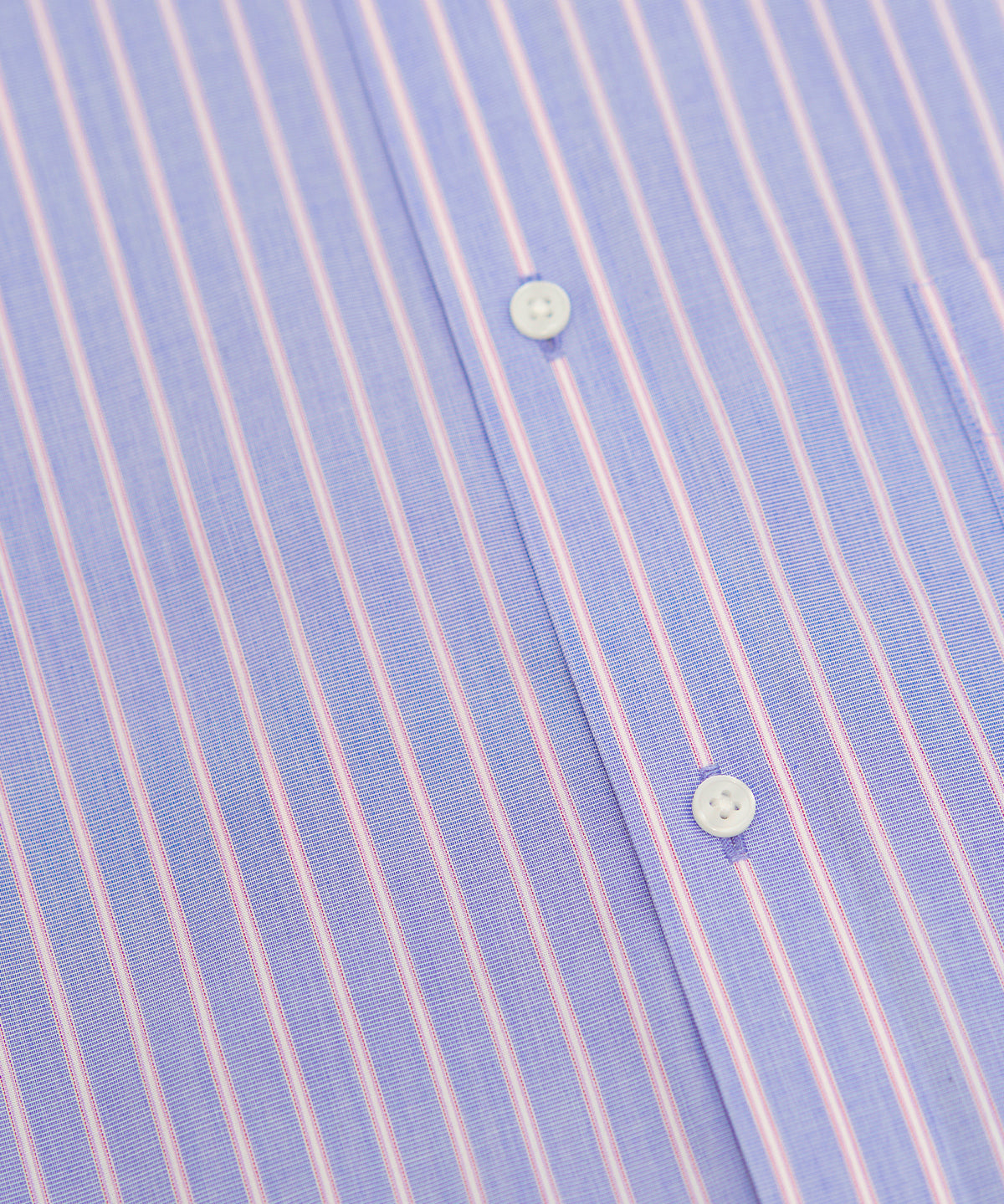Camisa Libre De Arrugas Hombre WF Cuello Italiano Azul Rockford