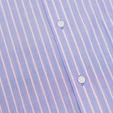 Camisa Libre De Arrugas Hombre WF Cuello Italiano Azul Rockford