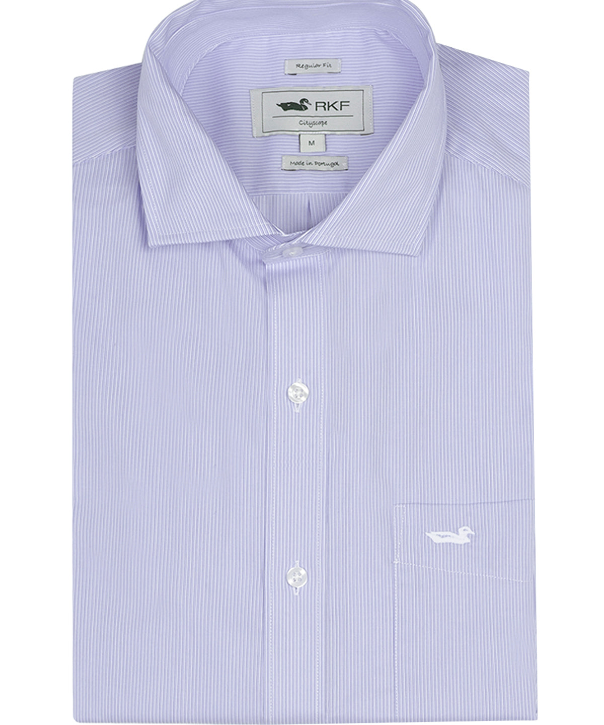 Camisa EasyIron Hombre Cuello Italiano Blanco Rockford