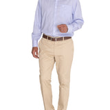 Camisa EasyIron Hombre Cuello Italiano Blanco Rockford