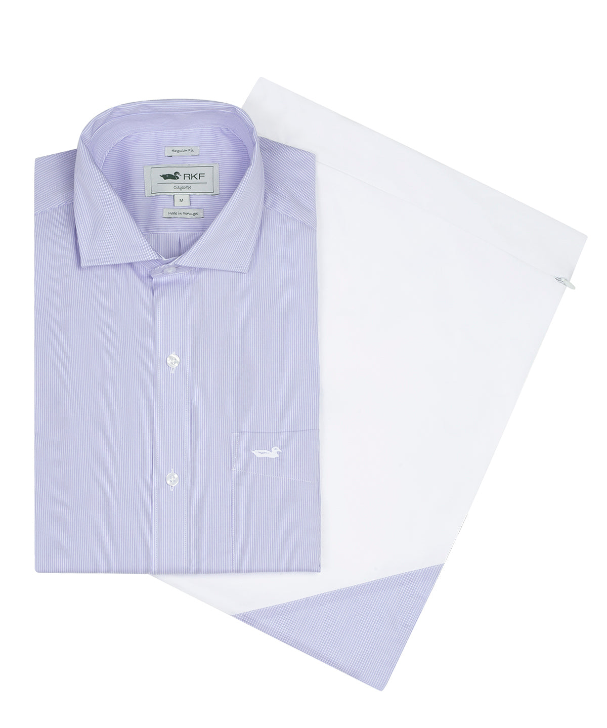 Camisa EasyIron Hombre Cuello Italiano Blanco Rockford