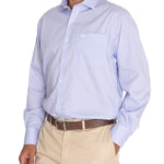 Camisa EasyIron Hombre Cuello Italiano Blanco Rockford