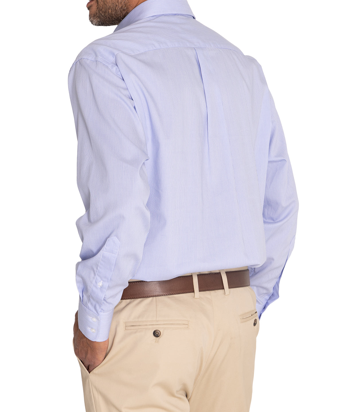 Camisa EasyIron Hombre Cuello Italiano Blanco Rockford