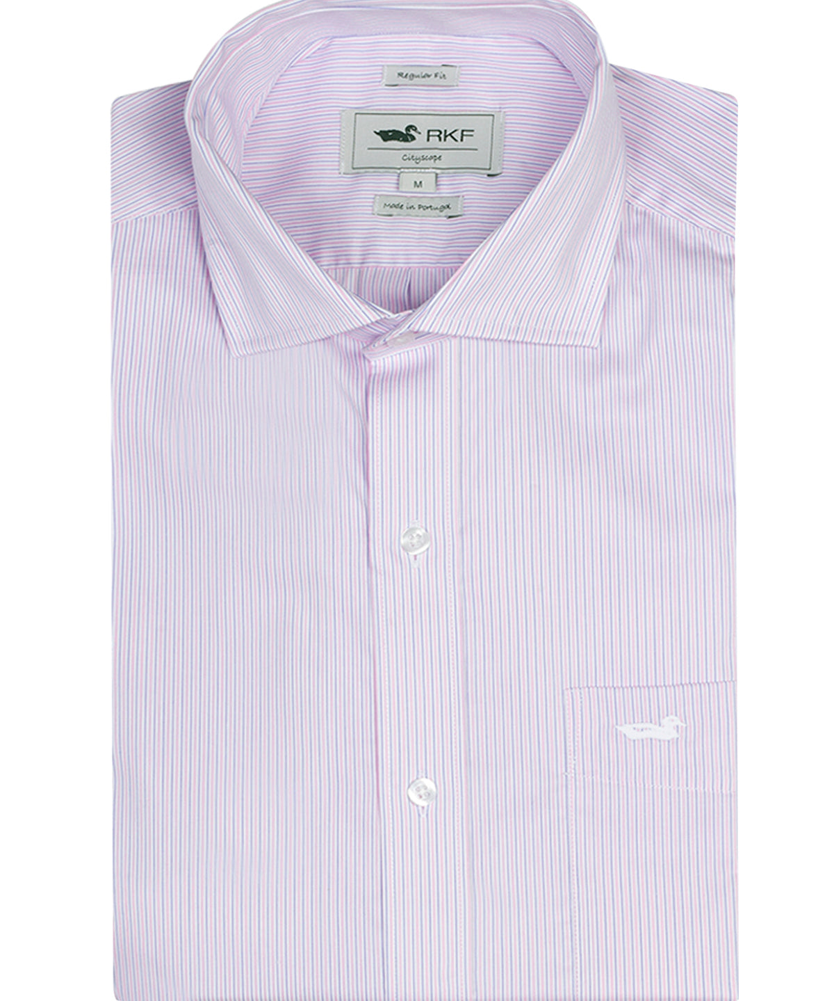 Camisa EasyIron Hombre Cuello Italiano Rosado Rockford