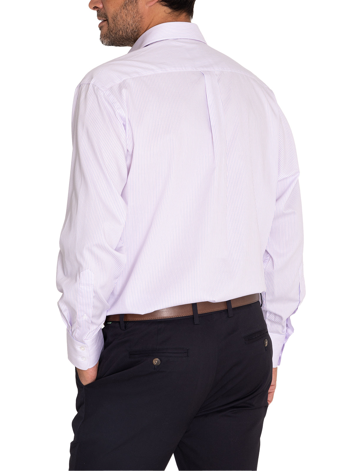 Camisa EasyIron Hombre Cuello Italiano Rosado Rockford