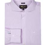 Camisa Libre De Arrugas Hombre WF Cuello Italiano Lila Rockford