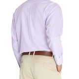 Camisa Libre De Arrugas Hombre WF Cuello Italiano Lila Rockford