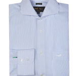Camisa Libre De Arrugas Hombre WF Cuello Italiano Celeste Rockford