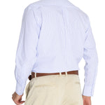 Camisa Libre De Arrugas Hombre WF Cuello Italiano Celeste Rockford