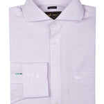 Camisa Libre De Arrugas Hombre WF Cuello Italiano Lila Rockford