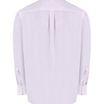 Camisa Libre De Arrugas Hombre WF Cuello Italiano Lila Rockford