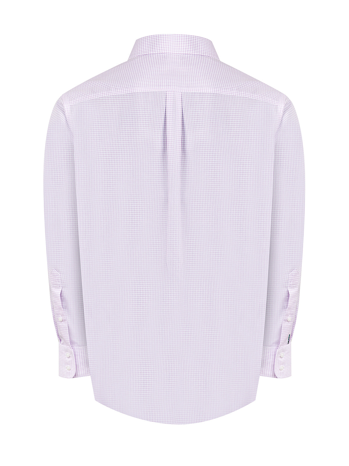 Camisa Libre De Arrugas Hombre WF Cuello Italiano Lila Rockford