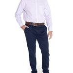 Camisa Libre De Arrugas Hombre WF Cuello Italiano Lila Rockford