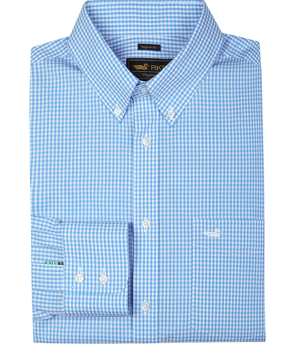 Camisa Libre De Arrugas Hombre WF Cuello Button-Down Calipso Rockford