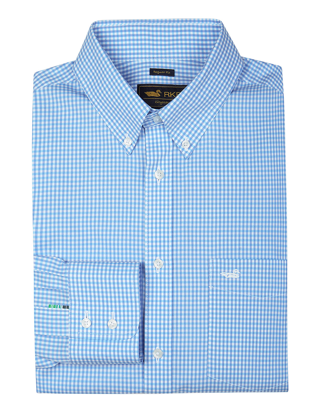 Camisa Libre De Arrugas Hombre WF Cuello Button-Down Calipso Rockford
