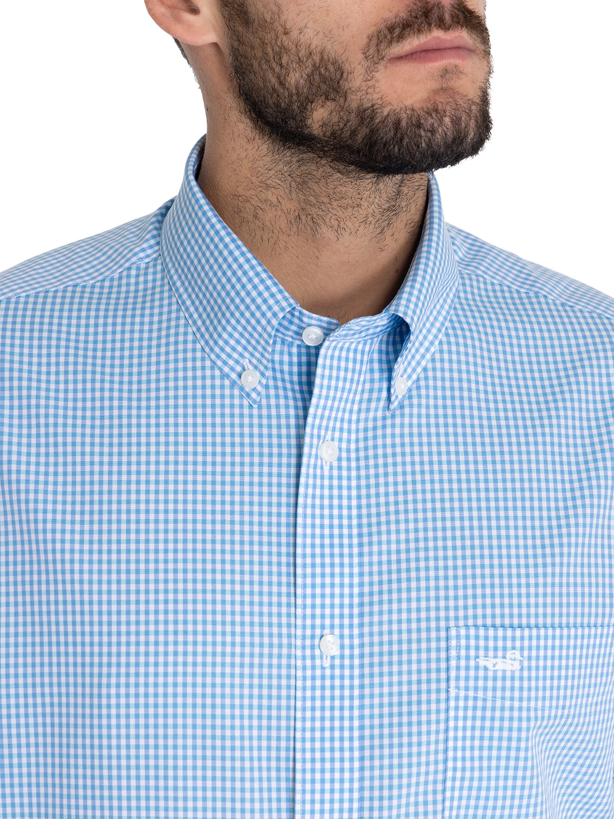 Camisa Libre De Arrugas Hombre WF Cuello Button-Down Calipso Rockford