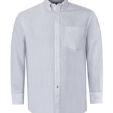 Camisa Libre De Arrugas Hombre WF Cuello Button-Down Gris Rockford