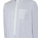 Camisa Libre De Arrugas Hombre WF Cuello Button-Down Gris Rockford