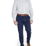 Camisa Libre De Arrugas Hombre WF Cuello Button-Down Gris Rockford