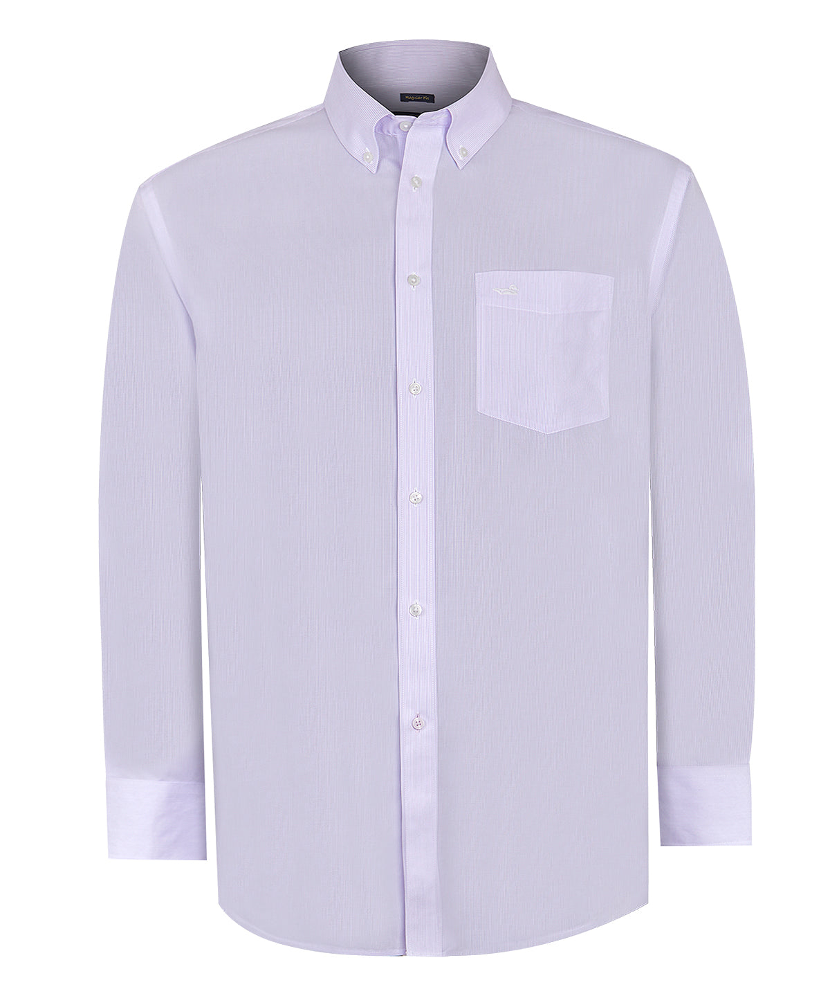 Camisa Libre De Arrugas Hombre WF Cuello Button-Down Lila Rockford