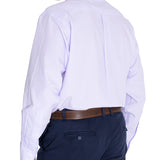 Camisa Libre De Arrugas Hombre WF Cuello Button-Down Lila Rockford