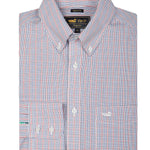 Camisa Libre De Arrugas Hombre WF Cuello Button-Down Azul Rockford