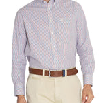 Camisa Libre De Arrugas Hombre WF Cuello Button-Down Azul Rockford
