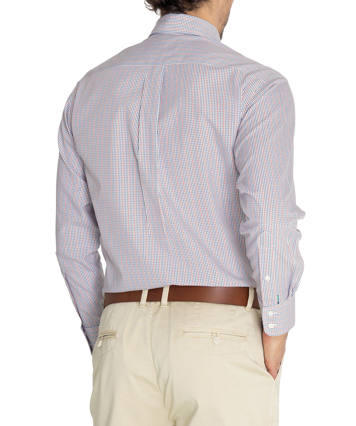 Camisa Libre De Arrugas Hombre WF Cuello Button-Down Azul Rockford