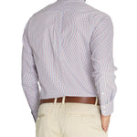 Camisa Libre De Arrugas Hombre WF Cuello Button-Down Azul Rockford